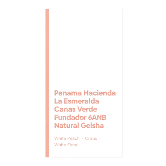Hacienda La Esmeralda Canas Verde Fundador 6ANB Natural Geisha Red Label