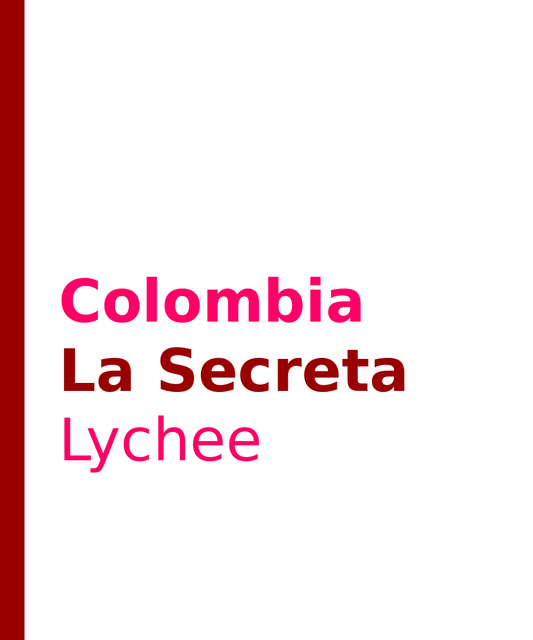 Colombia La Secreta Lychee