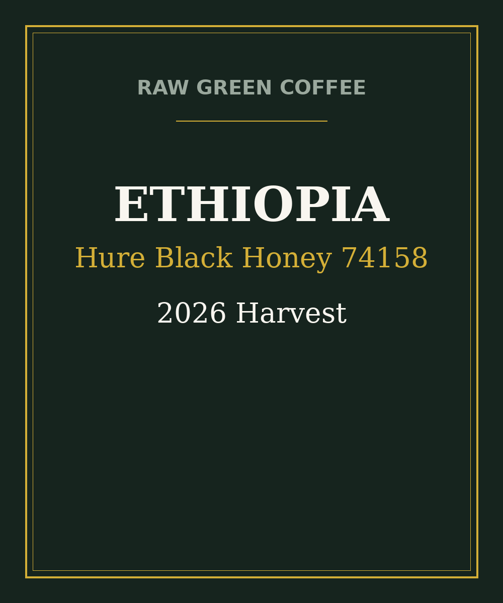 Ethiopia Hure Black Honey [2026 Harvest]