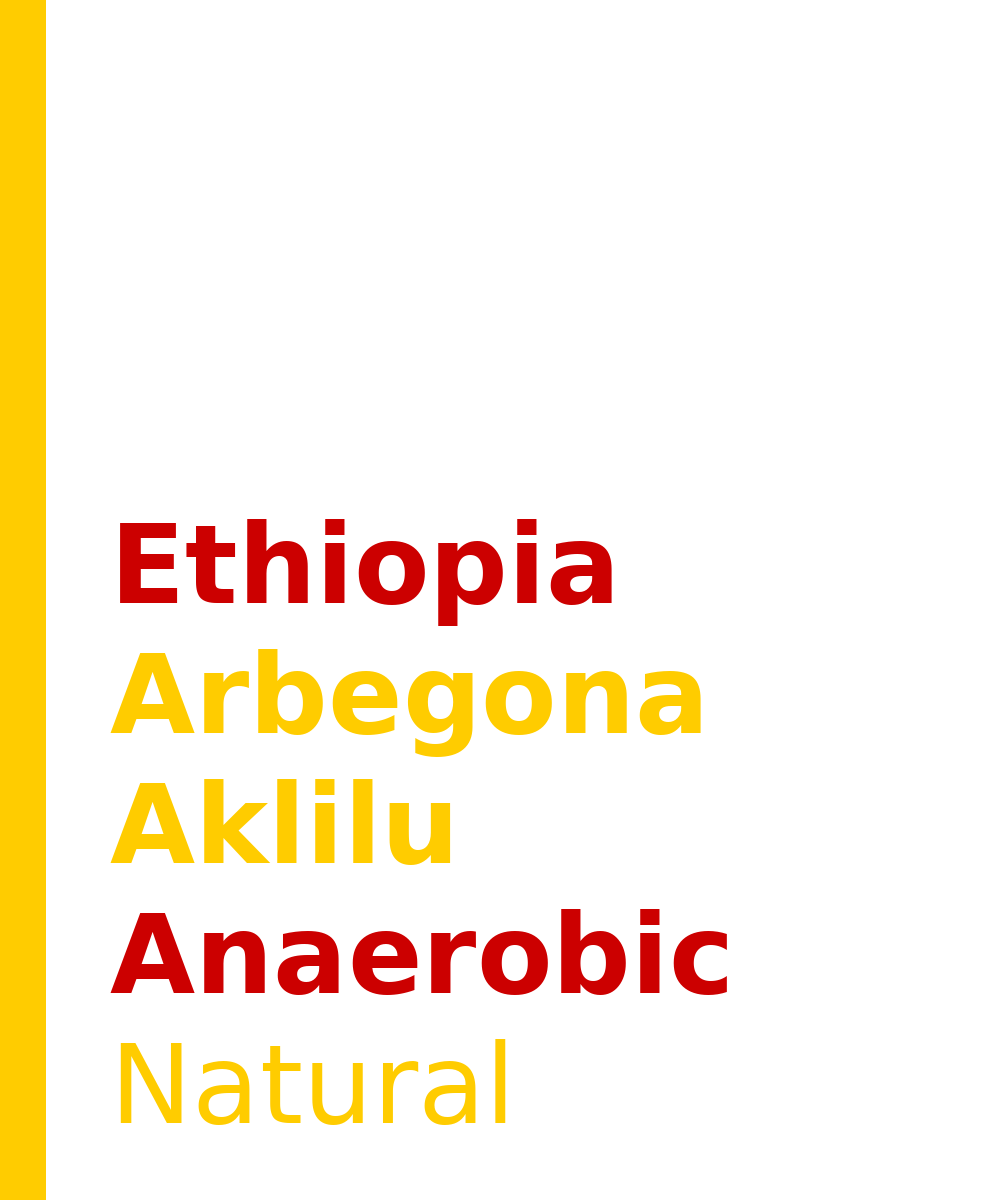 Ethiopia Arbegona Aklilu Anaerobic Natural