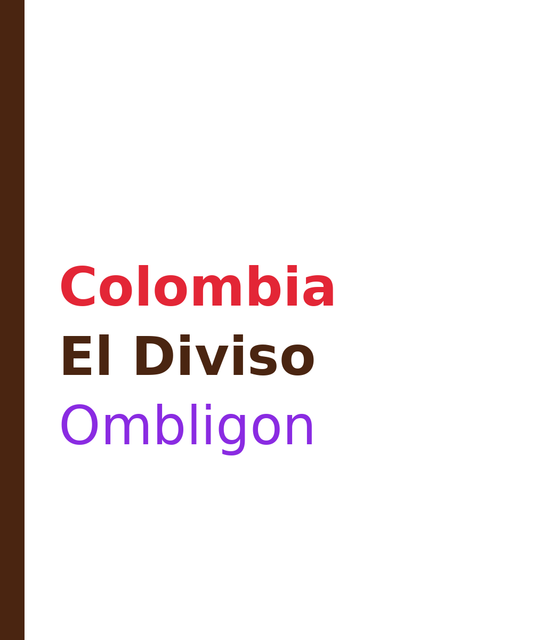 Colombia El Diviso Ombligon Yeast Natural