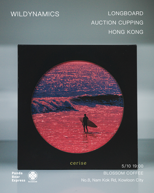 BLOSSOM x Panda Bear Express Longboard Auction Cupping WILDYNAMICS