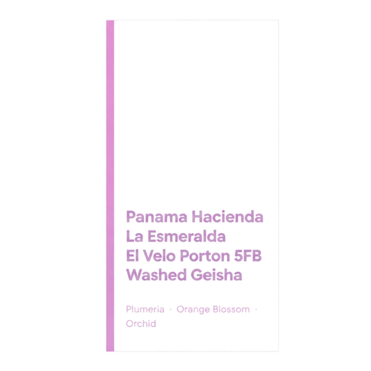 Panama Hacienda La Esmeralda El Velo Porton 5FB Washed Geisha Red Label